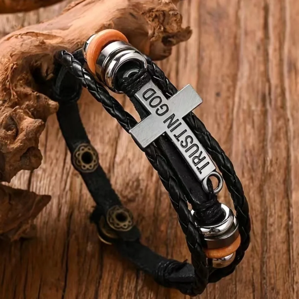3/$25 “Trust In God” Snap Together Bracelet